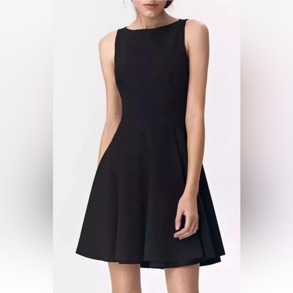 SPANX Black Sleeveless A-Line Mini Dress